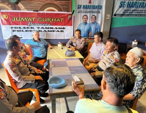 Jumat Curhat, Kapolsek Tambang Tegaskan akan Tindaklanjuti Semua Keluhan Tokoh Masyarakat